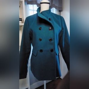 Old Navy Pea coat Teal L